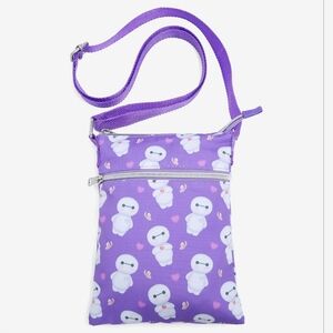 Loungefly Disney Big Hero 6 Baymax Butterfly Passport Crossbody Bag